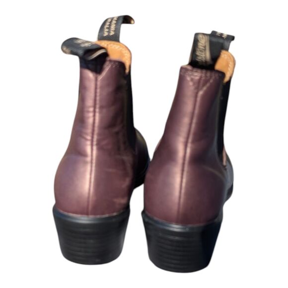 Blundstone Womens Chelsea Boots Shiraz Metallic Bronze Leather Size 7 Minimalist - Picture 4 of 11